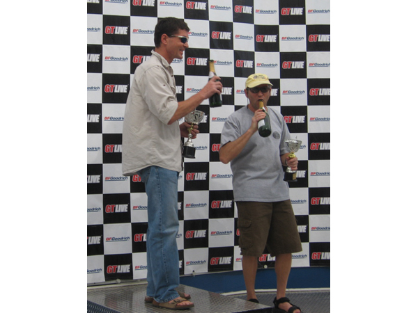 toby and mork on podium